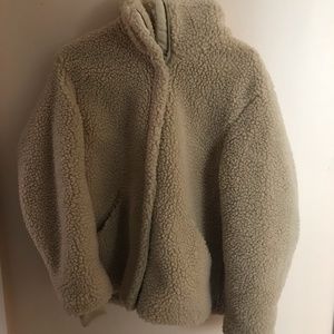 H&M Teddy Coat small